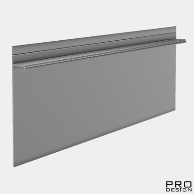 Плинтус скрытого монтажа PRO DESIGN 323 не анодированный