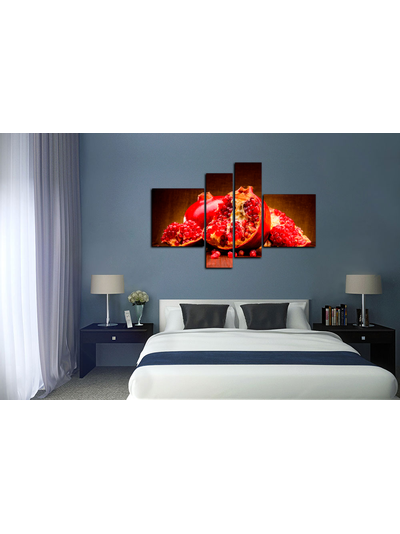 Модульная картина "Сочный гранат"