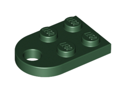 Plate, Modified 2 x 3 with Hole, Dark Green (3176 / 4276568 / 6064112)