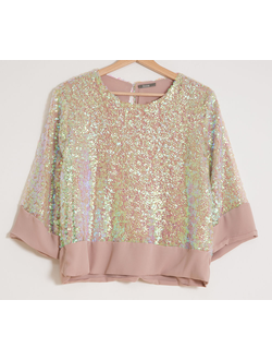 Блузка с пайетками