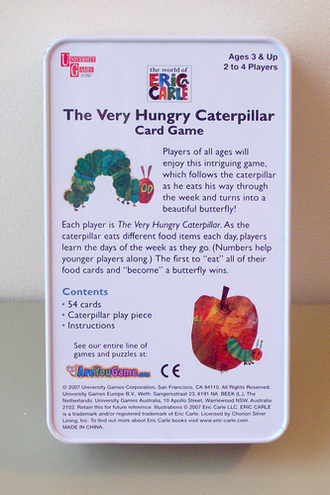 The very hungry catepillar (card game)
