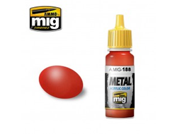 Ammo MIG: краска акриловая Metallic red