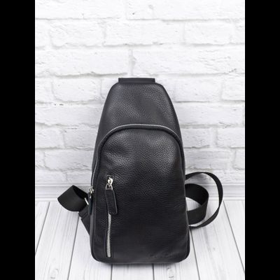 Кожаный кросс-боди рюкзак Vignola black (арт. 
3104-01)