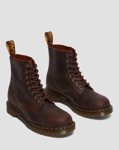 Ботинки Dr Martens 1460 Pascal Waxed Full Grain Chestnut