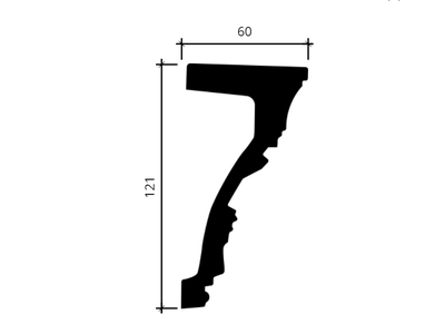 Наличник 1.51.513 - 121*60*2000мм