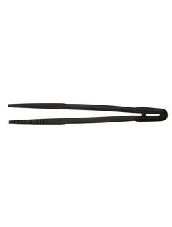 Щипцы (пинцет) 30,5 см. прямые нейлон (-40°C /+220°C), чёрные
