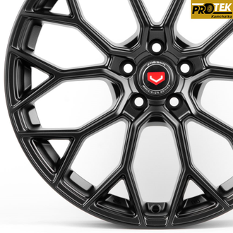 Комплект дисков R18 8,0J ET+35 5*100 Veemann BY05-CT354 Черный матовый (80511)
