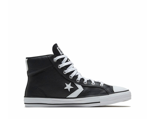 Converse star player black leather store