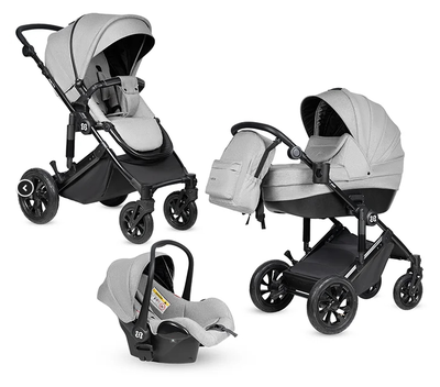 Детская коляска 3 в 1 Farfello Molly Trio Серый