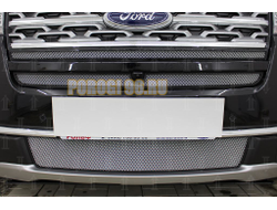 Защита радиатора Ford Explorer 2018- chrome низ