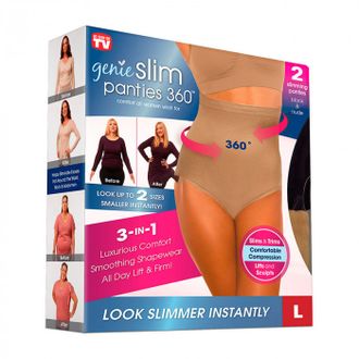 Корректирующее трусики для похудения Genie Slim panties 360 ОПТОМ