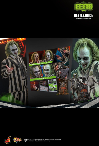 Битлджус (Майкл Китон, Beetlejuice 2) - Коллекционная фигурка 1/6 Beetlejuice (MMS767) - Hot Toys