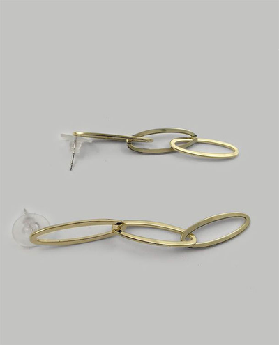 (АРТИКУЛ: 6597/71) СЕРЬГИ ЖЕНСКИЕ,  МЕТАЛЛ, ЦВЕТ "ЗОЛОТО"