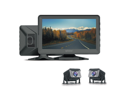 Автомобильный видеорегистратор-монитор для грузовиков Eplutus D705 / 2 камеры / 4 ядра / HD