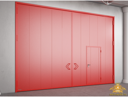 Противопожарные распашные ворота