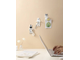 "ЗООПАРК" съемные крючки на липучке гнущиеся Wall Hooks