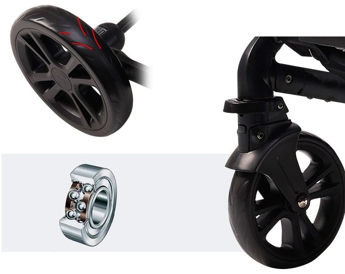 Joie chrome front wheels discount