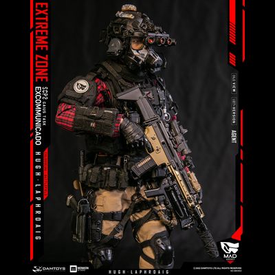 Агент Хью Лафройг (SCP Overlord) - КОЛЛЕКЦИОННАЯ ФИГУРКА 1/6 EXTREME ZONE Agent HUGH LAPHROAIG (EBS002) - DAMTOYS