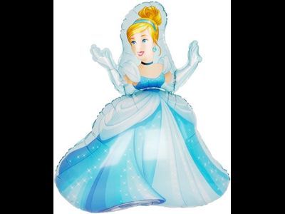 Шар Фигура Принцесса Золушка Бальное платье 91см 1шт