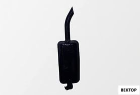 Глушитель короткий МТЗ 60-1205015