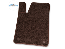 Накладки - коврики из текстильного ворса ЭЛИТ шоколадные