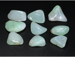 Хризопраз, галтовка в ассортименте, Казахстан (13-18 мм, 1-2 г) №26702