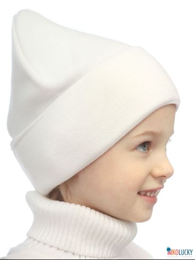 Шапка 22202-01 белый 48-52