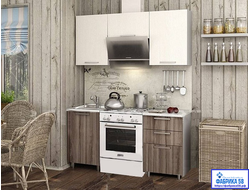 КУХОННЫЙ ГАРНИТУР 1.4 м "Вариант 9" ЛДСП (выбор цвета)