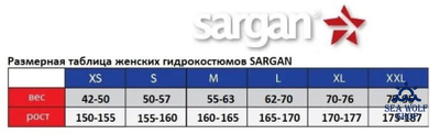 Гидро Куртка неопреновая 2мм Sargan Sport жен. р.M