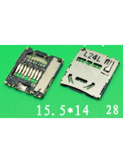 Коннектор MMC №9 I9228, SonyEricsson R800i (KA-028)