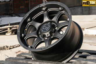 Комплект дисков R17 9,0J ET+12 6*139,7 Black Rhino Glamis Черный матовый (R696)
