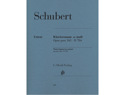 Schubert: Piano Sonata in a minor op. post. 143 D 784