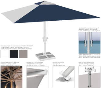 Профессиональный зонт, Adone Plus