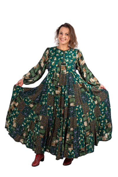 Лоскутное платье "Вечерний звон"