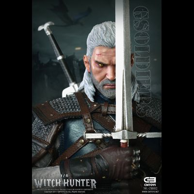 Ведьмак (Геральт из Ривии) коллекционная фигурка 1/6 WITCHE HUNTER The Witcher Geralt of Rivia (CM002) - CMTOYS