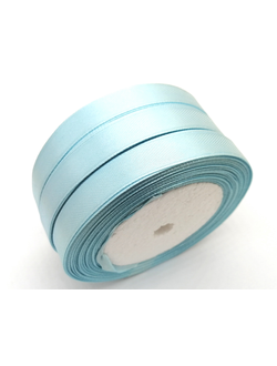 Лента атласная 12 мм, цвет голубой  арт. 11