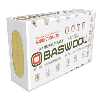 BASWOOL ФАСАД — 100 (1200X600X50Х6ПЛ.) 0,216М3