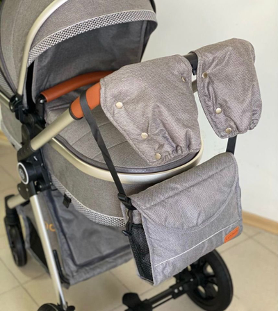 Детская коляска 2 в 1 Luxmom V9 Серый