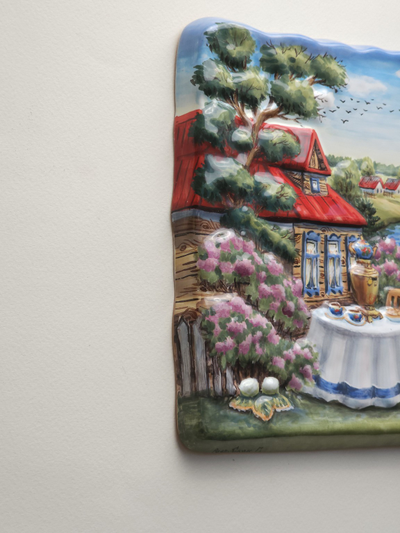 Лето в усадьбе (панно)