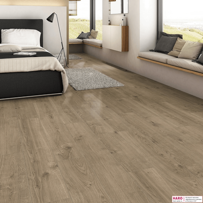 Пробковые полы Haro Дуб Портлэнд темно-серый 537264