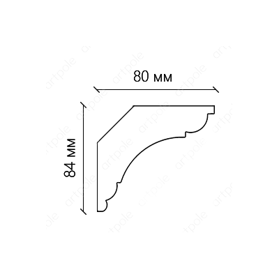 Карниз гладкий SKT44