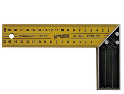 Угольник столярный разметочный 300 мм с алюминиевым основанием