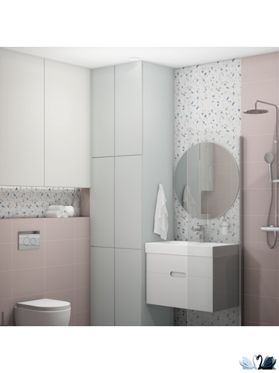 Плитка Creto Monica wine 25 х 40 см бордовая настенная