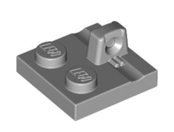 Hinge Plate 2 x 2 Locking with 1 Finger on Top, Light Bluish Gray (92582 / 4666449 / 6265742)