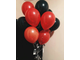 черные и красные воздушные шары Краснодар