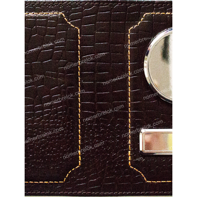 «КРОКОДИЛ» КОЖАНАЯ ОБЛОЖКА ДЛЯ АВТОДОКУМЕНТОВ В КОМПЛЕКТЕ С ЛИНЗАМИ. ЦВЕТ: КОРИЧНЕВЫЙ СУПЕР-ГЛЯНЕЦ.