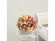 Цветочная композиция из искусственных цветов - Арлет жёлтый в оранжевом № МС044