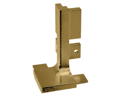 GOLA Угол внешний для профиля L для нижней базы, Золото крацованное (brush polish)  GA0043.VP000.GLBAN.CJ  ARISTO