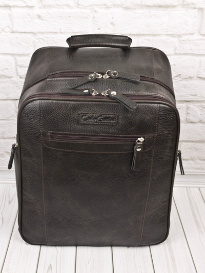 Кожаный рюкзак Cossira brown (арт. 3048-04)