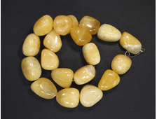 Бусина Кальцит желтый, шар 10 мм